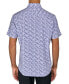 Фото #2 товара Men's Regular-Fit Non-Iron Performance Stretch Medallion-Print Button-Down Shirt