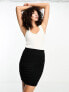 Фото #4 товара ASOS DESIGN Tall jersey pencil mini skirt in black