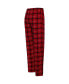 ფოტო #3 პროდუქტის Men's Red, Black Atlanta Hawks Arctic T-shirt and Pajama Pants Sleep Set