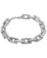 Men's Diamond Clip Link Bracelet (1 ct. t.w.) in Sterling Silver