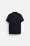 VISCOSE BLEND KNIT POLO SHIRT