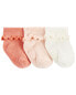 Фото #3 товара Baby 3-Pack Ribbed Booties 12-24M