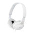 Sony MDR-ZX110AP - Headset - Head-band - Calls & Music - White - Binaural - 1.2 m