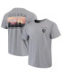 Фото #2 товара Men's Gray Indiana Hoosiers Comfort Colors Campus Scenery T-shirt