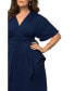 Фото #2 товара Plus Size Indie Flair Maxi Dress with Kimono Sleeves