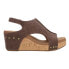 Фото #1 товара Corkys Carley Studded Wedge Womens Brown Casual Sandals 30-5316-BWCV-Q