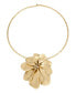 Фото #1 товара Gold Flower Pendant Wire Necklace