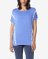 ფოტო #1 პროდუქტის Women's Tie Dye Dolman Short Sleeve T-Shirt