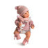 Фото #1 товара Кукла Берджуан для малышей Сладкая Девочка Pololo Розовая Рубашка Makeup Baby Doll