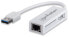 Фото #1 товара Manhattan USB 2.0 Fast Ethernet Adapter - 10/100 Mbps Fast Ethernet - Hi-Speed USB 2.0 - USB 2.0 - RJ-45 - Male connector / Female connector - White