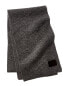 Фото #2 товара Шарф мужской вязаный шерстяной и кашемировый VINCE Vince Shaker Stitch Wool & Cashmere-Blend Grey Men's 74in x 10.5in