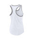 Women's Ash Tennessee Volunteers Fuel Racerback Tank Top Ash, Heather Gray, 2XL - фото #3