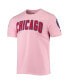 ფოტო #3 პროდუქტის Men's Pink Chicago Cubs Club T-shirt