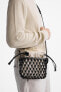 Фото #6 товара Leather macramé crossbody bag