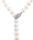 Фото #3 товара Freshwater Cultured Pearl (9-15mm) Lariat Abstract 36" Strand Necklace Sterling Silver Clasp