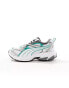 Puma Morphic trainers in white and green