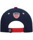 Фото #5 товара Big Boys Heathered Gray and Navy Team USA Snow Peak Patch Precurved Snapback Hat