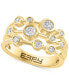 ფოტო #1 პროდუქტის EFFY® Diamond Bezel Cluster Statement Ring (1/2 ct. t.w.) in 14k Gold