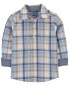 Фото #5 товара Toddler Plaid Button-Front Shirt 4T