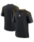 Фото #1 товара Men's Black Pittsburgh Steelers Sideline Player Uv Performance T-shirt