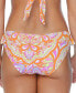 ფოტო #2 პროდუქტის Juniors' Sophia Printed Ruffled Bikini Bottoms