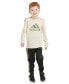 Little & Toddler Boys Long-Sleeve Logo T-Shirt & Jogger Pants, 2 Piece Set