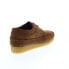Фото #8 товара Clarks Weaver 26165082 Mens Brown Suede Oxfords & Lace Ups Casual Shoes