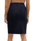 Women's Wool Slim-Fit Pencil Skirt