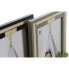 Фото #3 товара Фото рамка Home ESPRIT Чёрный Зеленый Натуральный Стеклянный Деревянный MDF Скандинавский 26,5 x 2 x 31,5 cm (2 штук)