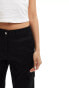 JJXX cuffed cargo trouser in black