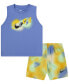 ფოტო #14 პროდუქტის Toddler Boys Hazy Rays Tank Top and Shorts Set