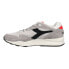 Фото #3 товара Diadora Eclipse Premium Lace Up Mens Grey Sneakers Casual Shoes 176623-75041