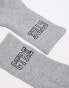 The Couture Club CTRE tennis socks in grey marl