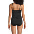 ფოტო #19 პროდუქტის Women's DD-Cup V-Neck Wrap Wireless Tankini Swimsuit Top