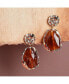 ფოტო #3 პროდუქტის Women's Dented Drop Earrings