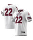 Фото #2 товара Men's #22 White Mississippi State Bulldogs Premier Strategy Jersey
