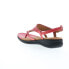 Фото #6 товара Softwalk Temara S2008-600 Womens Red Synthetic Thong Sandals Shoes