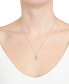 ფოტო #2 პროდუქტის Crystal Pavé Turtle 18" Pendant Necklace in Sterling Silver, Created for Macy's