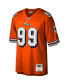 Фото #3 товара Men's Jason Taylor Orange Miami Dolphins Big and Tall 2004 Retired Player Replica Jersey