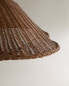 Rattan ceiling lamp