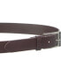 Фото #2 товара Ted Baker Mesdnn Enamel Logo Buckle Leather Belt Men's