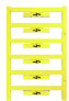 Фото #2 товара Weidmüller WAD 5 MC B GE/SW - Terminal block markers - 48 pc(s) - Polyamide - Yellow - -40 - 100 °C - V2