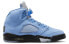 Jordan Air Jordan 5 "UNC" 中帮 复古篮球鞋 男款 北卡蓝 / Кроссовки Jordan Air Jordan DV1310-401 41 - фото #3