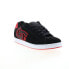 Фото #3 товара DC Net 302361-BLR Mens Black Nubuck Lace Up Skate Inspired Sneakers Shoes