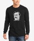 Фото #1 товара Men's Word Art Long Sleeve Pablo Escobar T-shirt