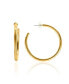 Фото #2 товара Серьги OMA THE LABEL 18k Gold-Plated Brass Hoops