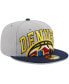 Фото #2 товара Men's Gray, Navy Denver Nuggets Tip-Off Two-Tone 59FIFTY Fitted Hat