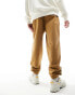 Фото #4 товара ASOS DESIGN oversized heavyweight joggers in light brown