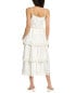 Sister Jane Sofia Lace Midi Dress Women's White Mp