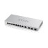 Фото #1 товара ZyXEL XGS1010-12 v2 12-Port Gigabit UnmanagedSwitch with 8-Port 1G+ 2-Port 2.5G+ - Switch - 1 Gbps